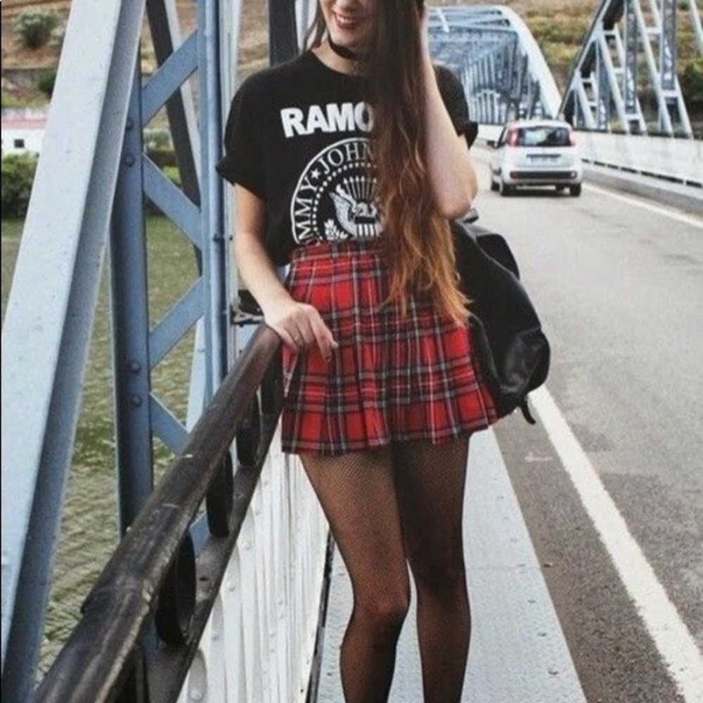 Plaid Mini Skirt